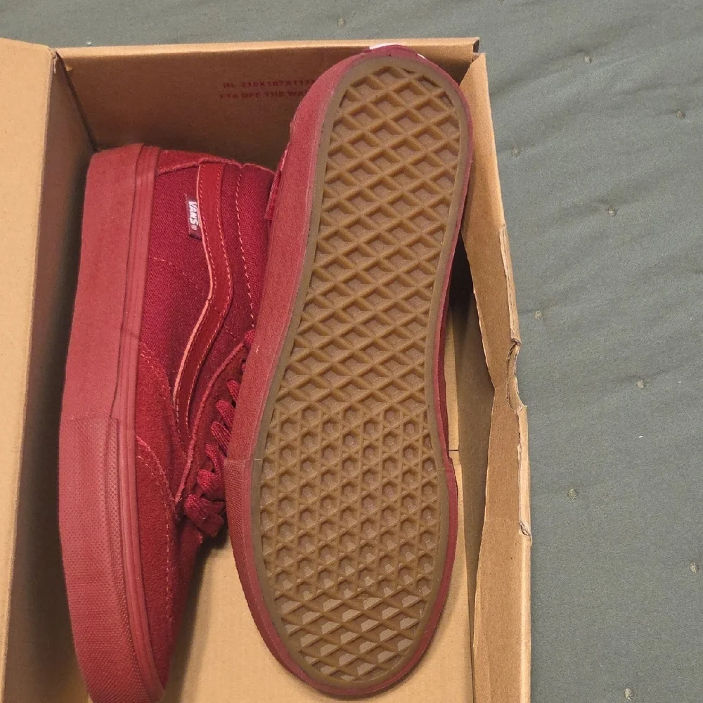 Vans TNT SG Red Dahlia Box Label